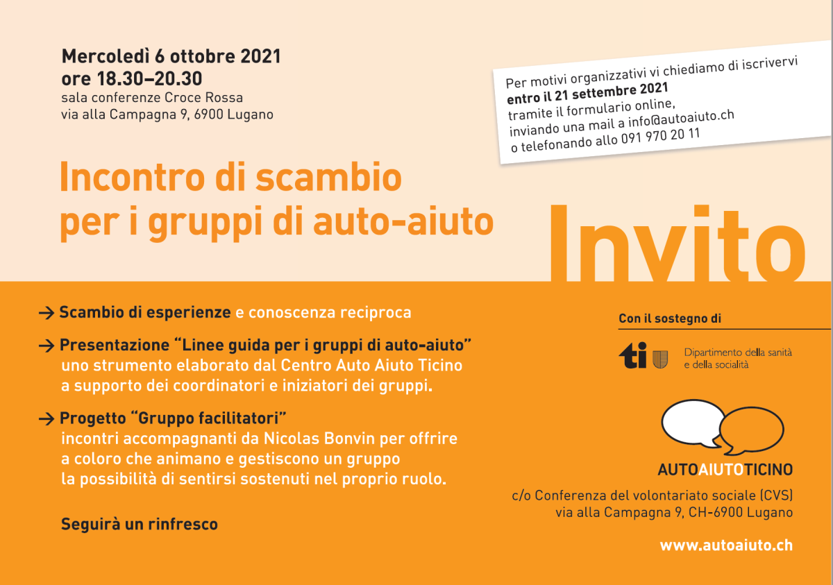 Invito scambio Auto aiuto 2021/10